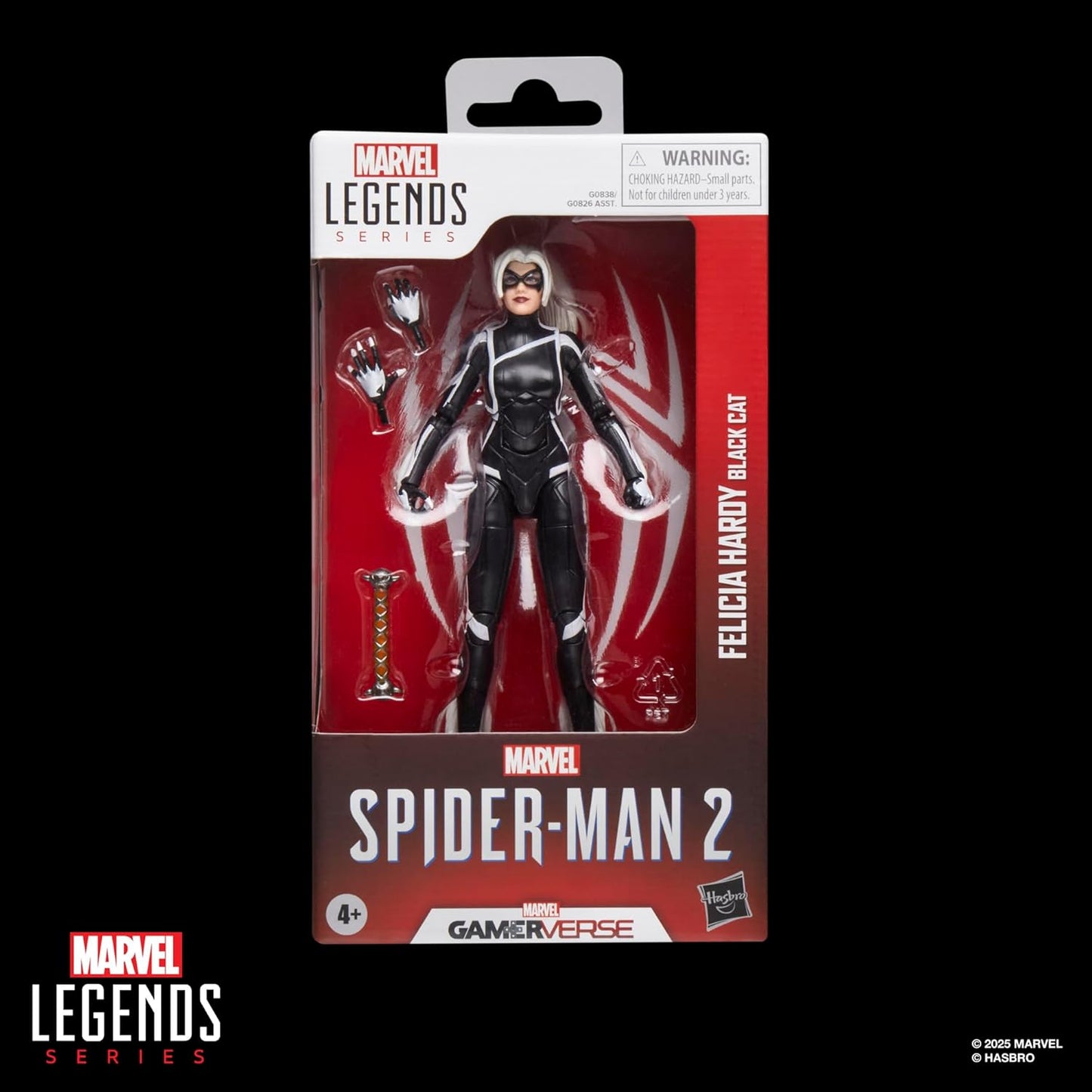 Marvel Legends Series Gamerverse Black Cat Felicia Hardy, Spider-Man 2 Video Game-Inspired Collectible 6 Inch Action Figure