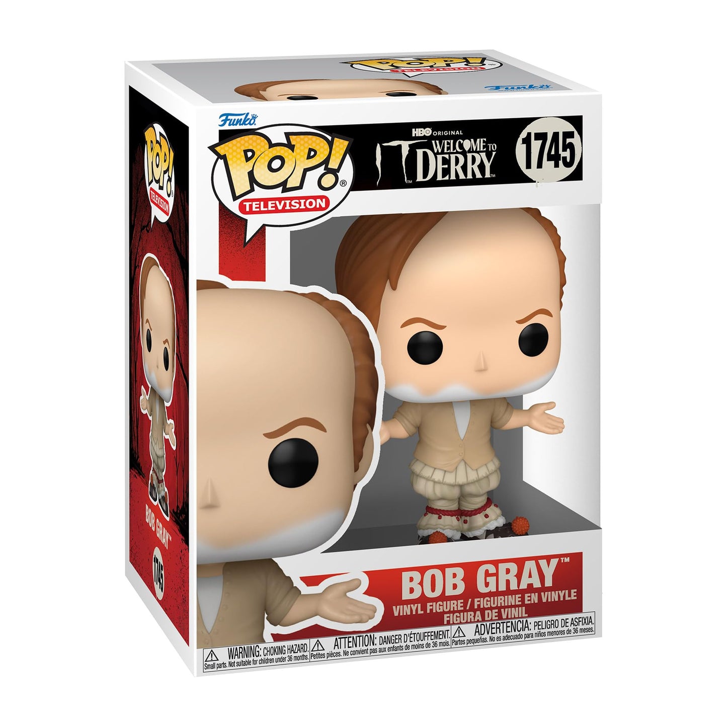 Funko Pop! TV: Welcome to Derry - Bob Gray - IT - Collectable Vinyl Figure - Gift Idea - Official Merchandise - Toys for Kids & Adults - Horror Fans - Model Figure for Collectors and Display