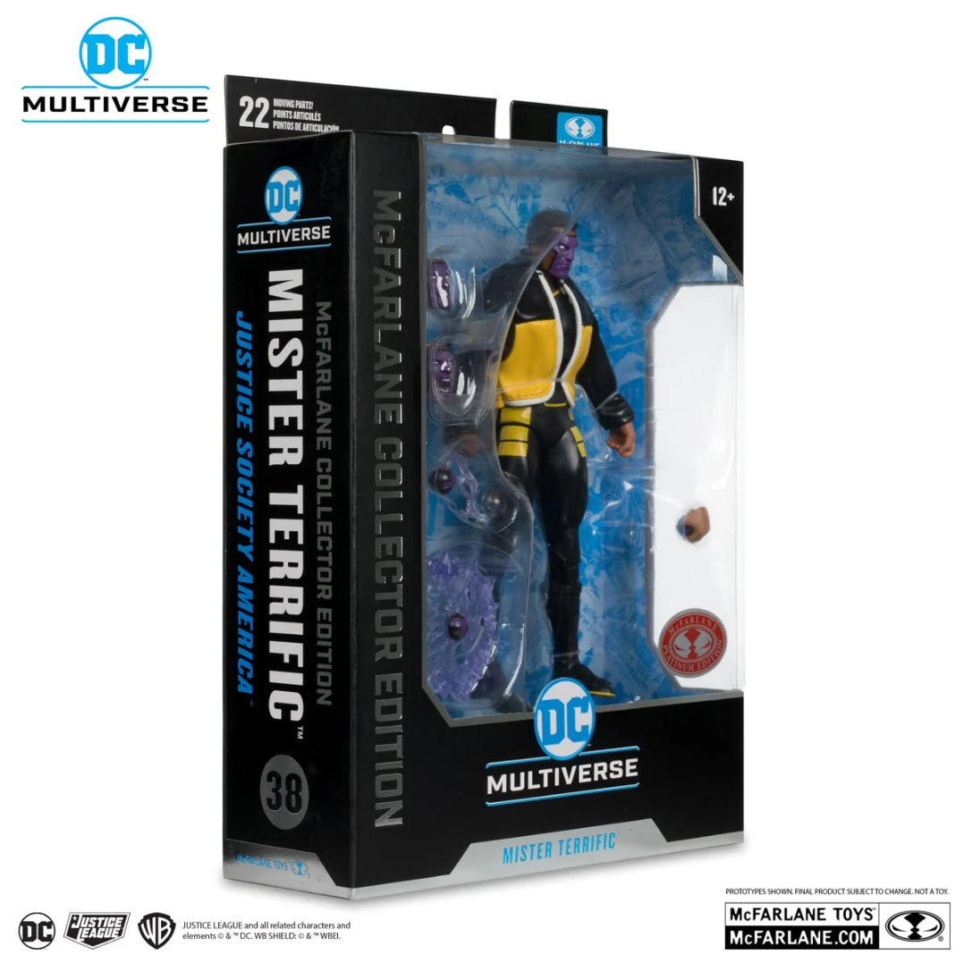 McFarlane DC Collector's Edition 7IN WV11 - #38 MR. Terrific (Justice Society America) (Chase)