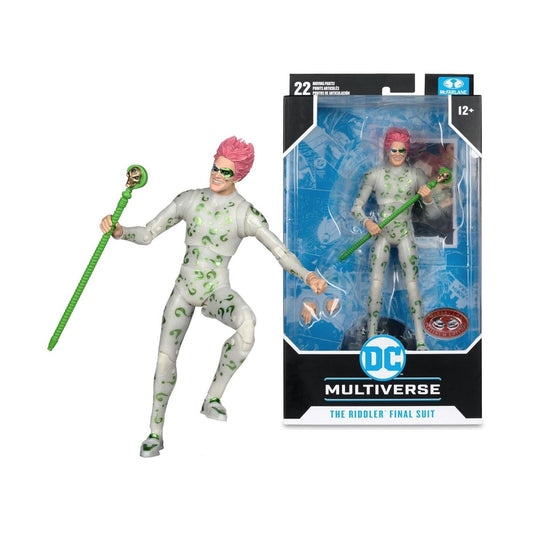 McFarlane DC Multiverse The Riddler Final Suit (Batman Forever) 7" Action Figure Toys (Red Platinum Edition)