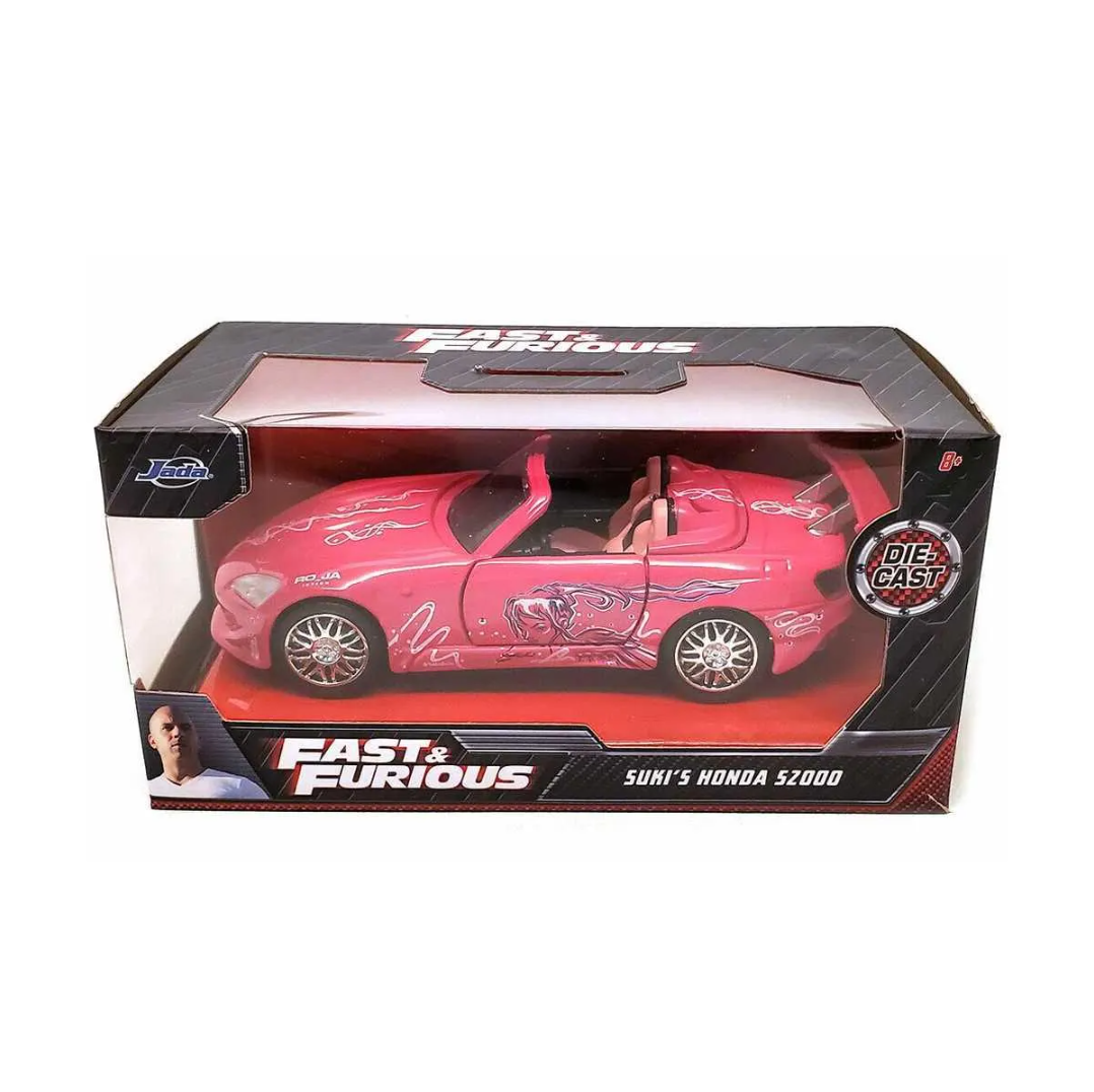 Jada Toys Suki'S 2001 Honda S2000 - 2 Fast 2 Furious 1:24 Diecast Model, Multi-colored, Yes (97604)