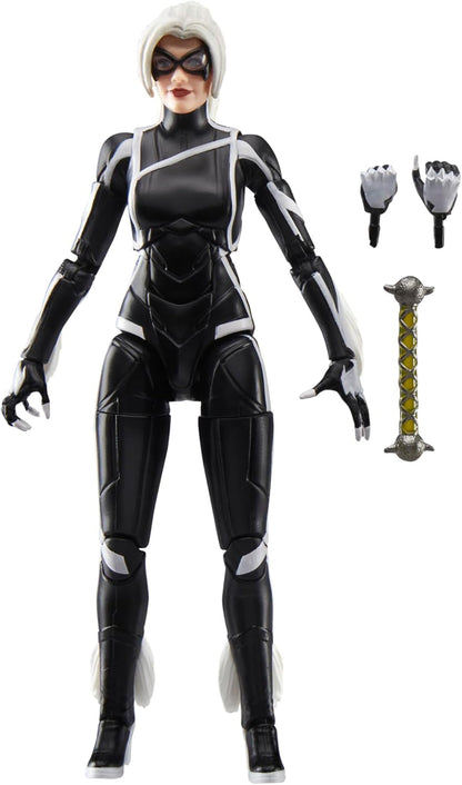 Marvel Legends Series Gamerverse Black Cat Felicia Hardy, Spider-Man 2 Video Game-Inspired Collectible 6 Inch Action Figure