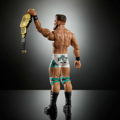 Mattel WWE Elite Action Figure & Accessories, Series #121, 6-inch Collectible Austin Theory with 25 Articulation Points & Swappable Hands