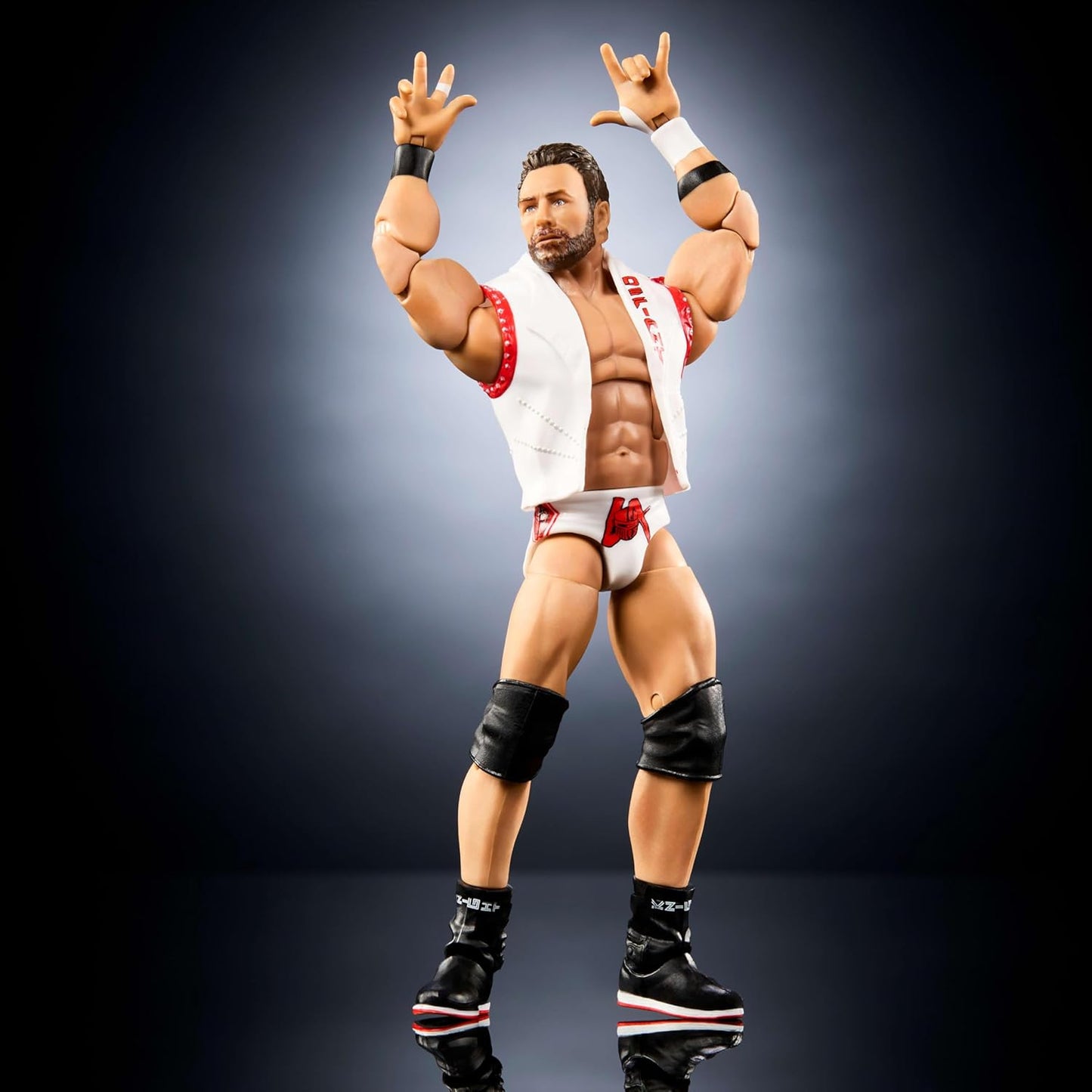 Mattel WWE Elite Action Figure & Accessories, Series #120, 6-inch Collectible LA Knight with 25 Articulation Points & Swappable Hands