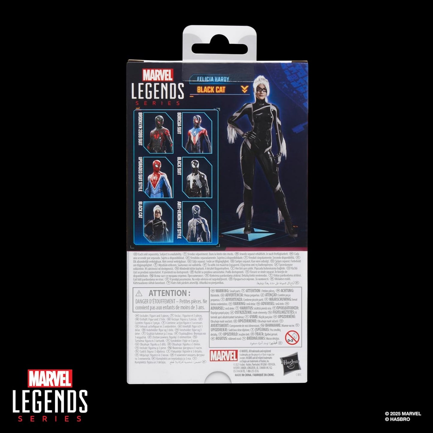 Marvel Legends Series Gamerverse Black Cat Felicia Hardy, Spider-Man 2 Video Game-Inspired Collectible 6 Inch Action Figure