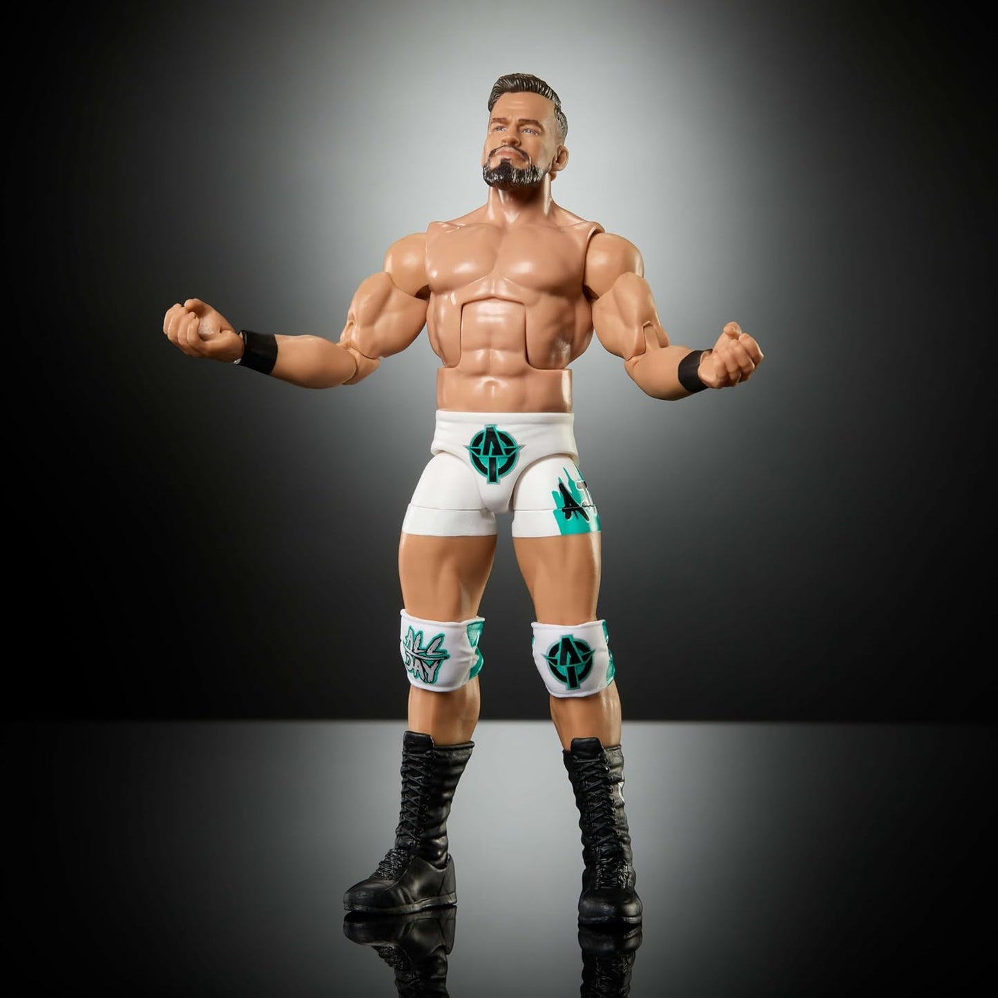 Mattel WWE Elite Action Figure & Accessories, Series #121, 6-inch Collectible Austin Theory with 25 Articulation Points & Swappable Hands