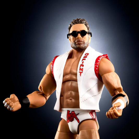 Mattel WWE Elite Action Figure & Accessories, Series #120, 6-inch Collectible LA Knight with 25 Articulation Points & Swappable Hands