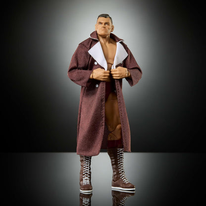 Mattel WWE Elite Action Figure & Accessories, Series #121, 6-inch Collectible Gunther with 25 Articulation Points & Swappable Hands