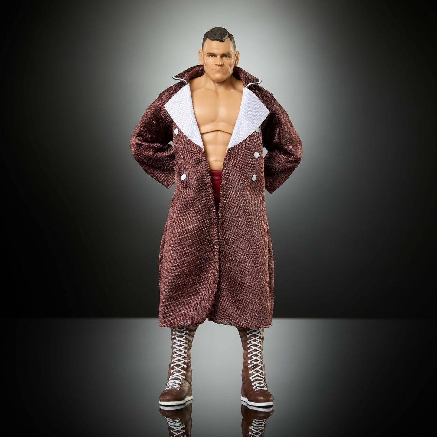 Mattel WWE Elite Action Figure & Accessories, Series #121, 6-inch Collectible Gunther with 25 Articulation Points & Swappable Hands