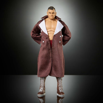 Mattel WWE Elite Action Figure & Accessories, Series #121, 6-inch Collectible Gunther with 25 Articulation Points & Swappable Hands