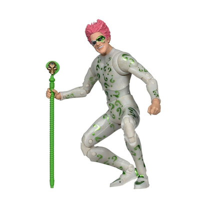McFarlane DC Multiverse The Riddler Final Suit (Batman Forever) 7" Action Figure Toys (Red Platinum Edition)